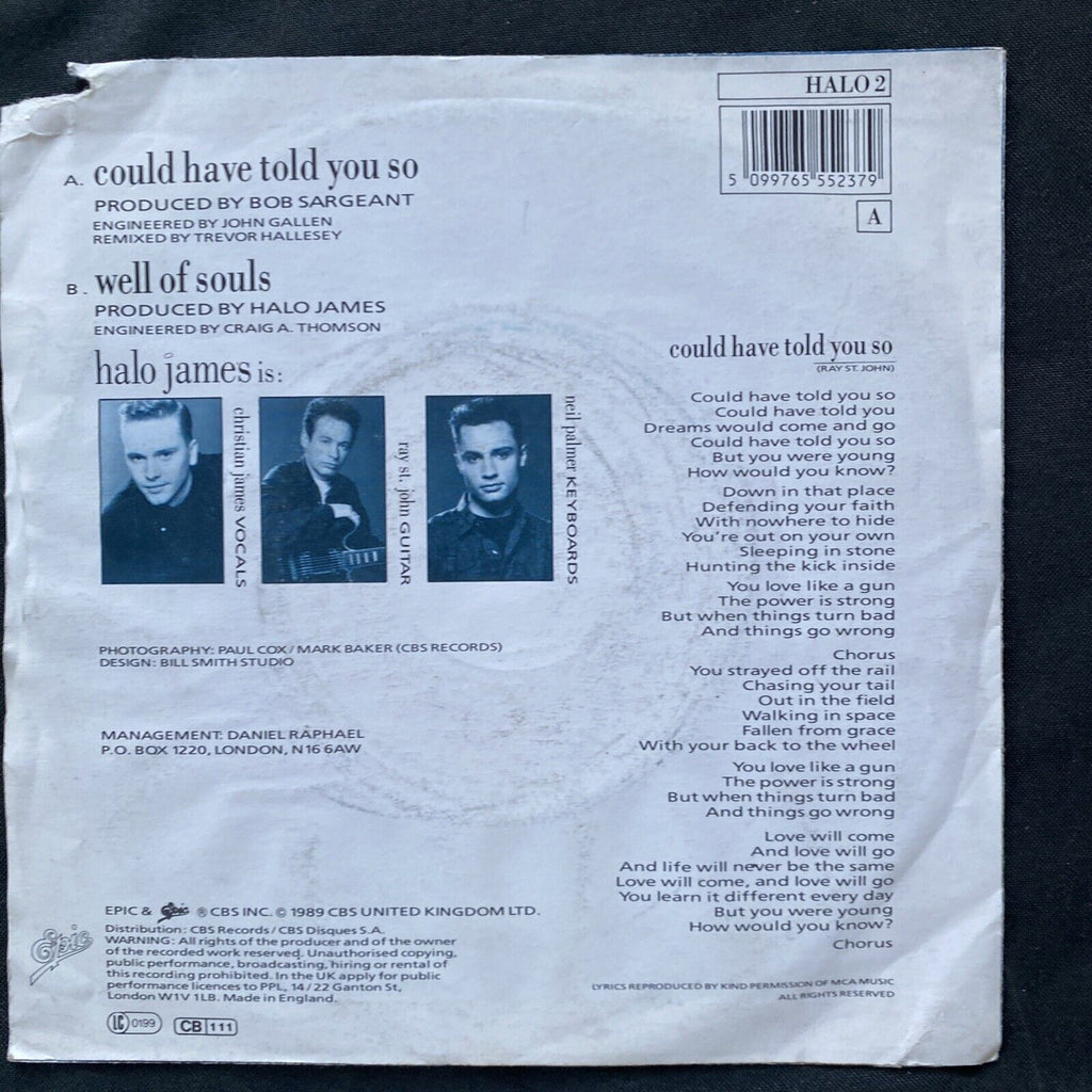 Vinyl Records 7" Singles 5 x 1980's Gary Numan, Halo James, H2O, Etc - (9463)