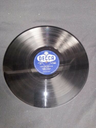 DECCA 78 RPM 10" Record - 11041 Tommy Steele I puts the Lightie on 1958 - (6969