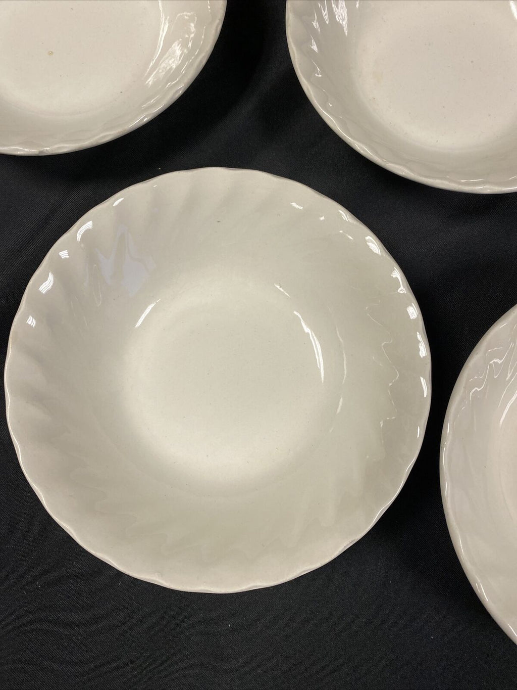 Myott Meakin Ltd 1982 - Coupe Cereal Bowls 6 3/8" (Set x 5 ) - (7743)