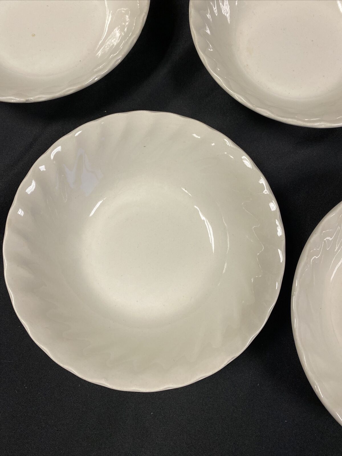 Myott Meakin Ltd 1982 - Coupe Cereal Bowls 6 3/8" (Set x 5 ) - (7743)