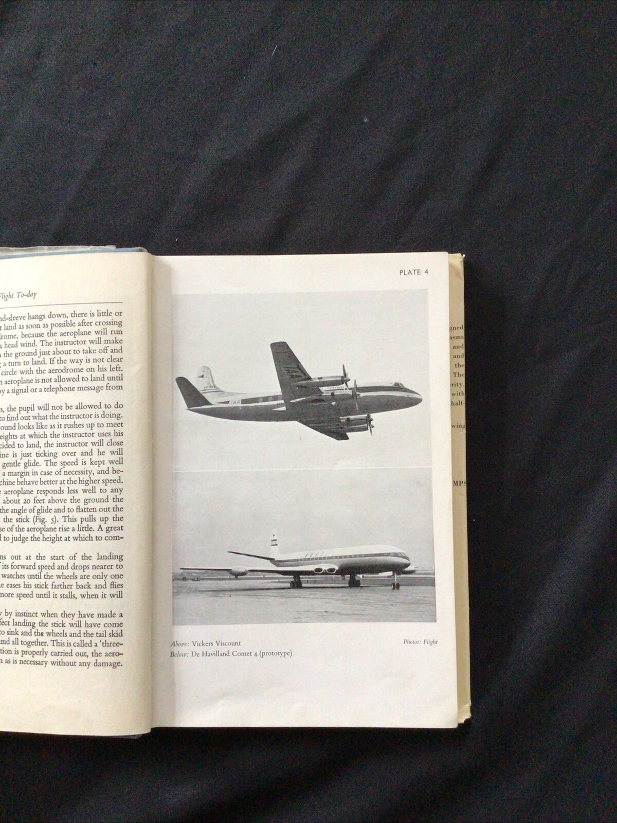BOOK - FLIGHT TODAY - J L Naylor & E Ower 1957 - (8732)