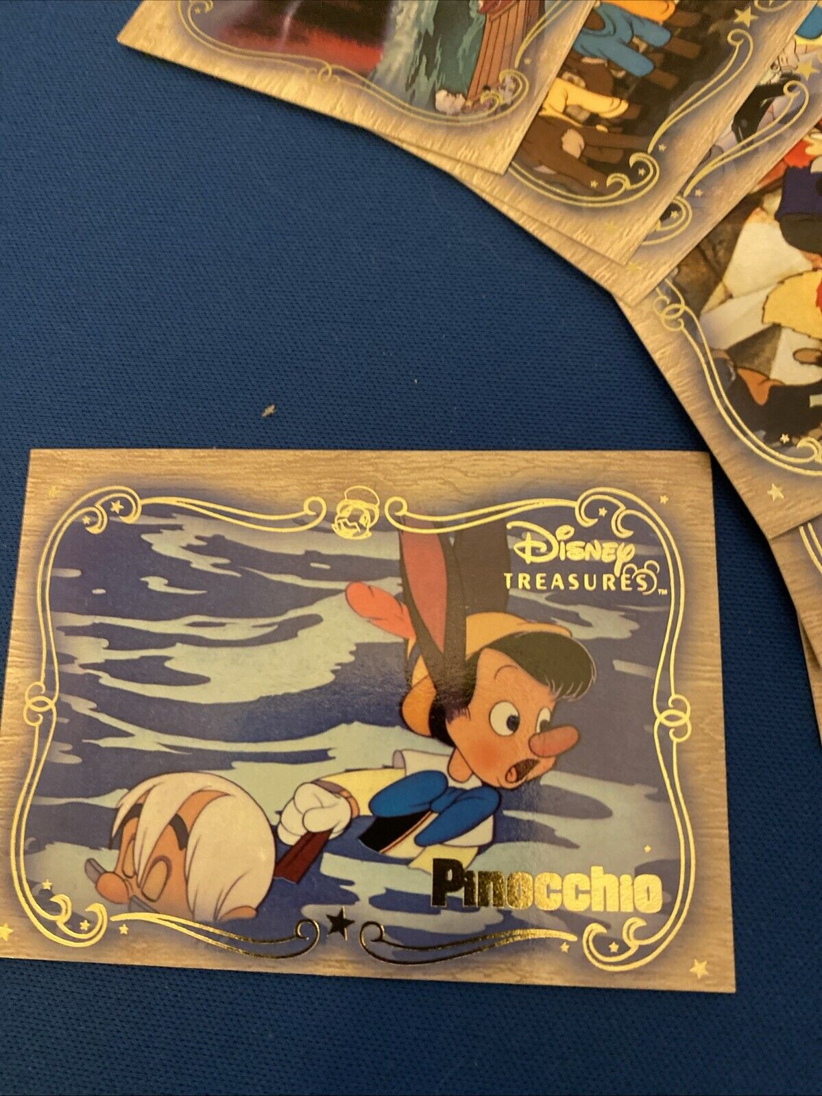 Upper Deck 2003 Disney Treasures Pinocchio x7 out of 10 Trading Cards (5768