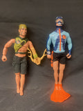 Vintage Hasbro Action Man Jungle Adventure & Diver Action man (2001) - (5132)