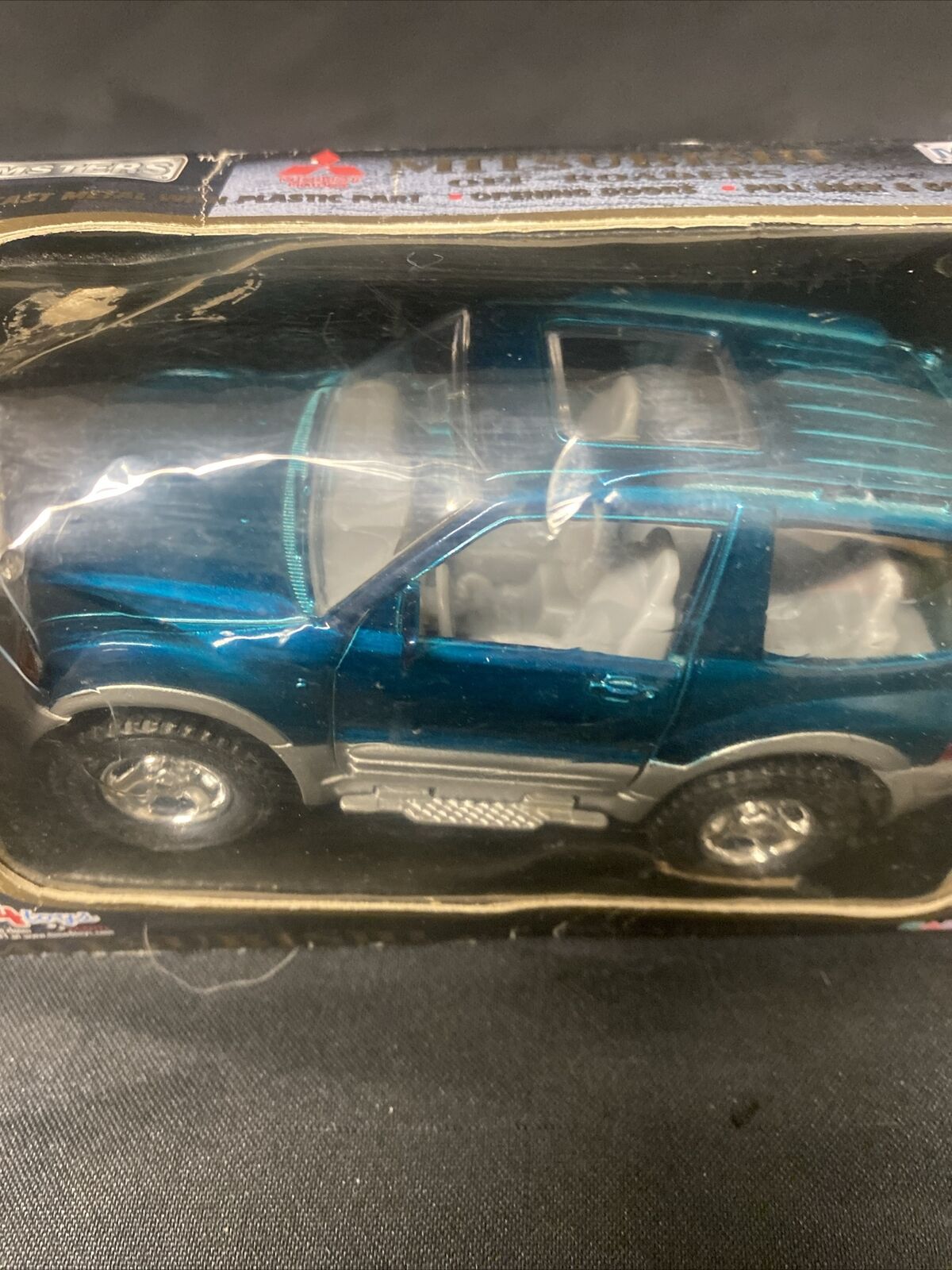 Vintage Halsall Die Cast Pull Back Mitsubishi Off-Roader Boxed - (5136)