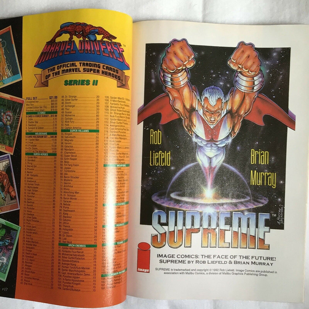 WIZARD Comic Collectors book and price guide No 17 January 1993 - (8895)