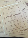 Belra Players King George's Hall Theatre Programmes x 9 1953 in aid of Leprosy -(2947)