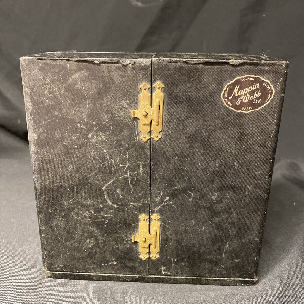 Mappin & Webb Angelus Boxed Clock very heavy brass 1930's Needs Repair -(1733)