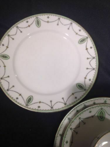 Moritz Zdekauer MZ Austria Design ALT 578 - 10 pieces green swags 1905 (1500)