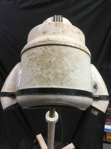 1930's TURBINATOR Hair Dryer W L Martin - Jet engine styled Cast Iron - (6614)