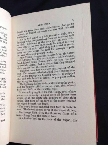 Galen C Colin - Storm King Rides  - Original 1944 print - Children Western (408)