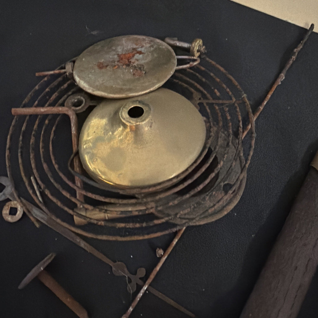 Jerome & Co "New Haven" 8 Day Clock 1850's Face, movement & weights - (1950)