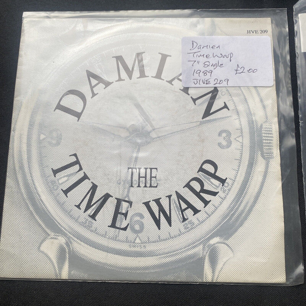 Vinyl Records 7" Singles 5 x 1980's Damian, Deacon Blue, Coulor Field Etc -(9480