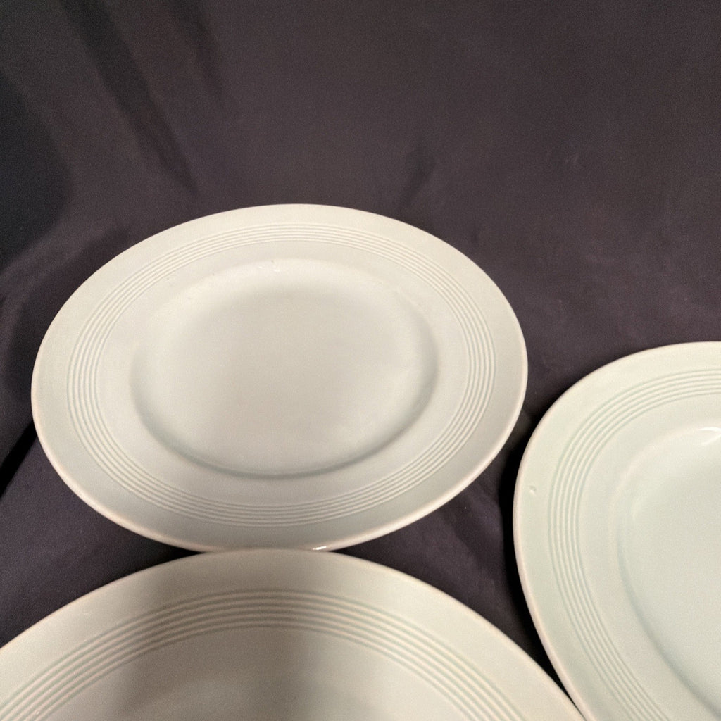 Wood's Ware Beryl Utility Green 5 x Dinner Plate 25cm Diameter- (1933) 