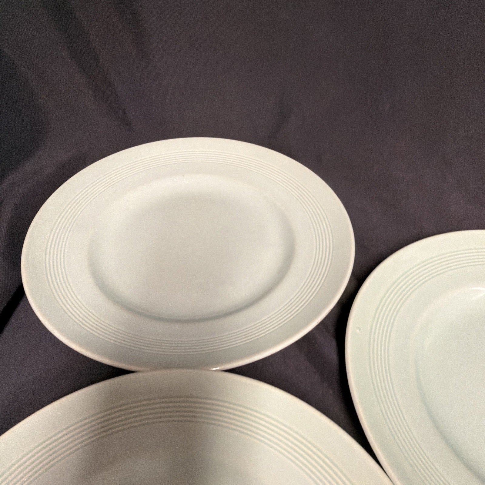 Wood's Ware Beryl Utility Green 5 x Dinner Plate 25cm Diameter- (1933) 