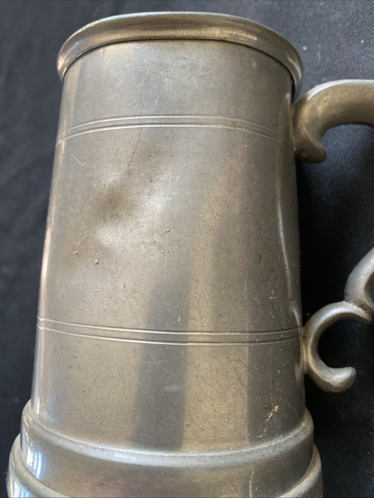 Tankard English Pewter Made in Sheffield13cm tall - (5886)