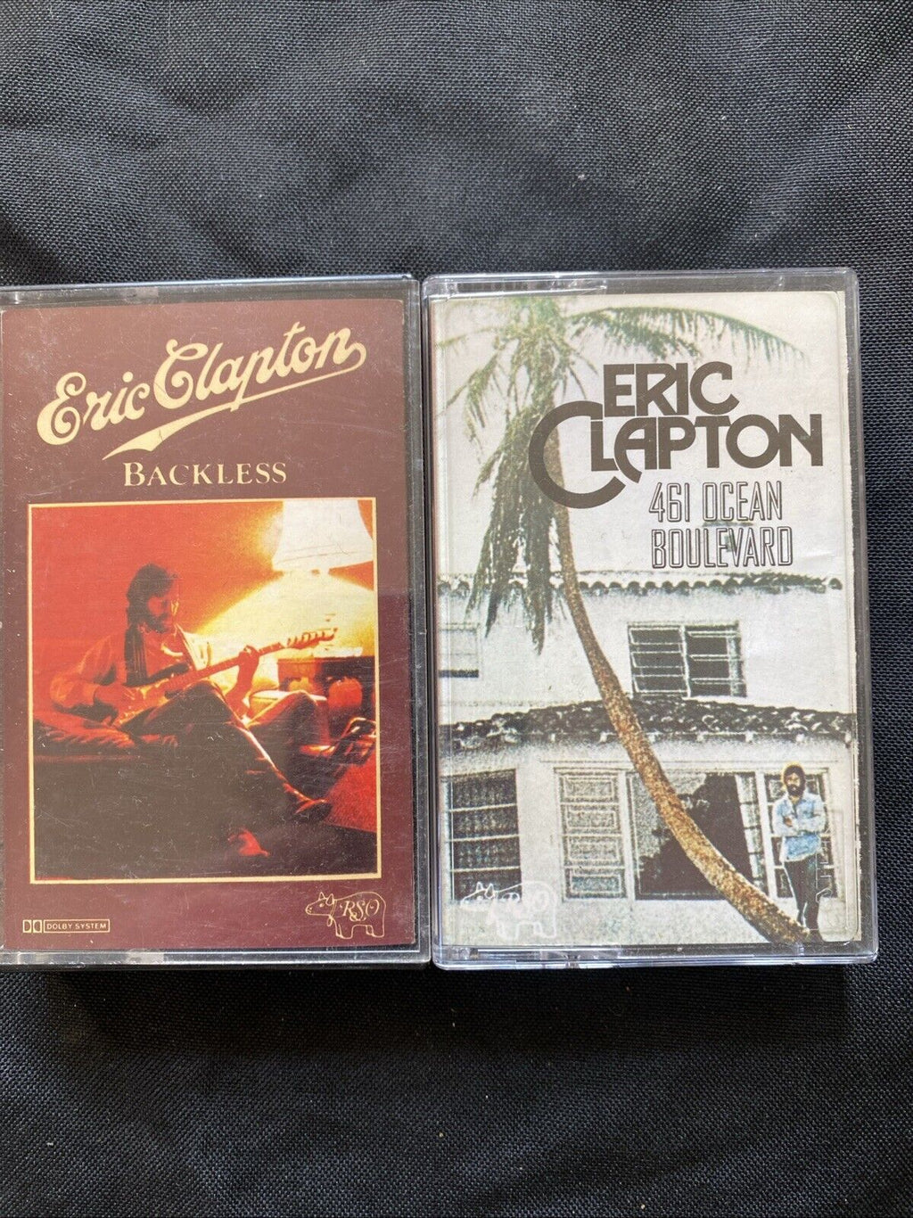 Eric Clapton Cassette Tapes 461 Ocean Boulevard & Backless -(5901)