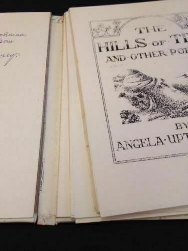Book - The Hills of Time and Other Poems Signed Angela Upton Cheney 1985 (1175)
