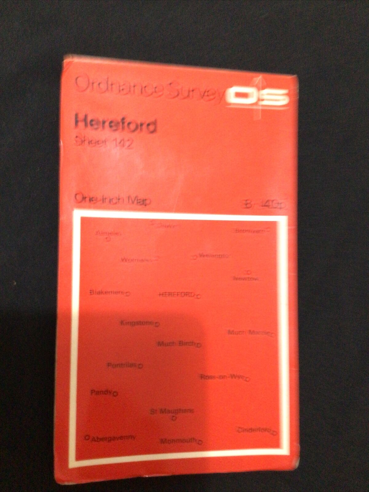 MAP - Ordnance Survey 1 inch 1967 One inch Hereford #142 - (8653)