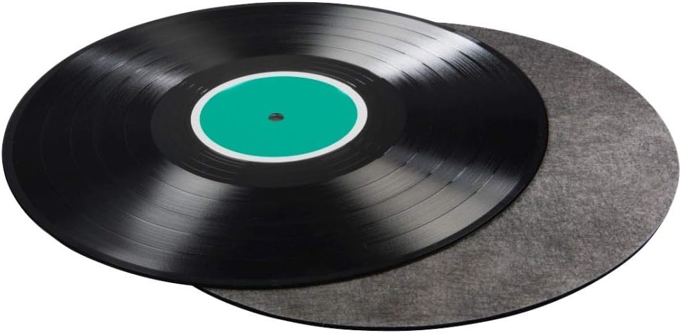 HAMA Vinyl Record Essentials 12" Carbon Fibre Turntable Slipmat