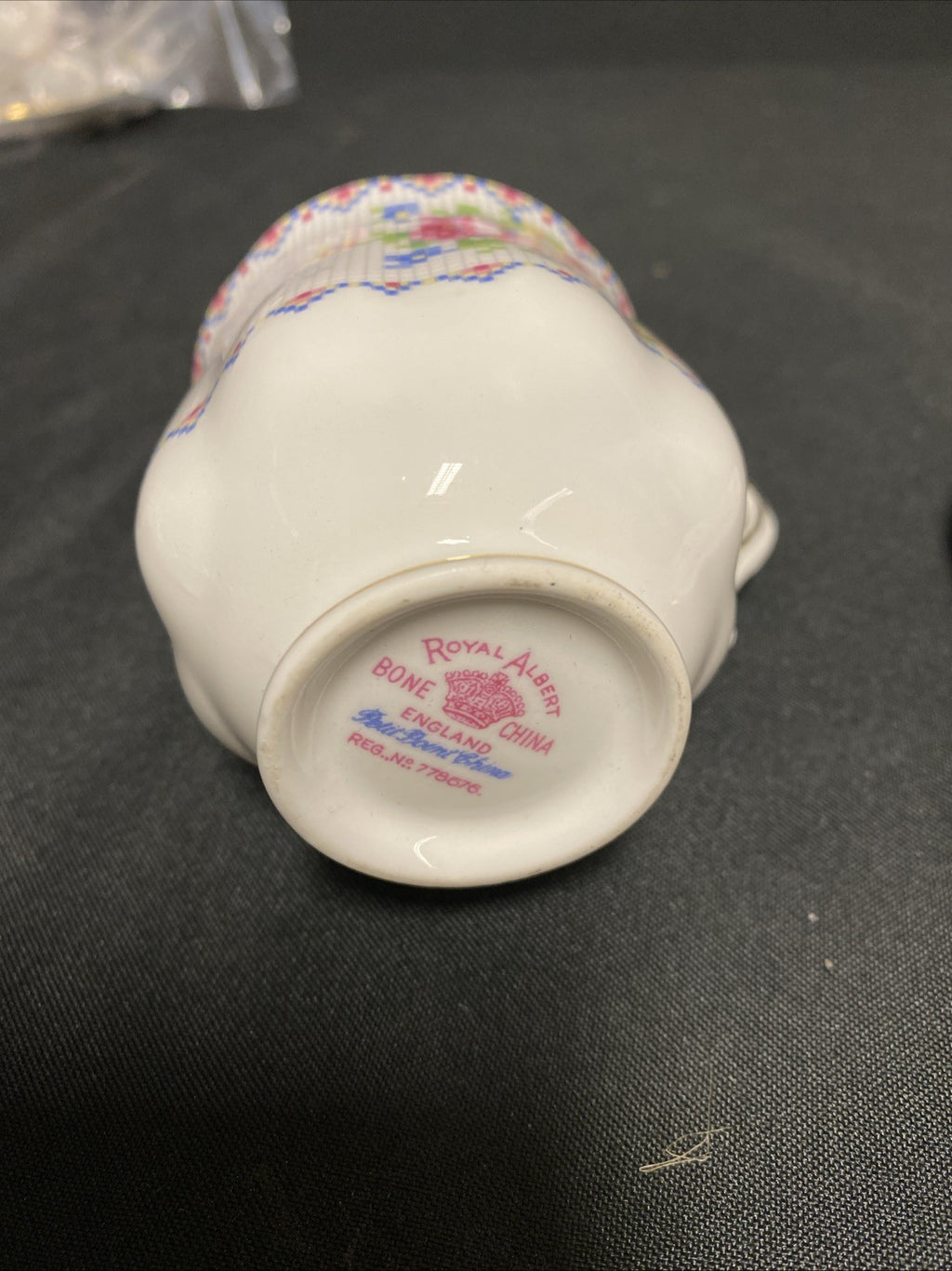 Royal Albert Bone China Petit Point RD778676 Tea Cup & Saucer - (1757)