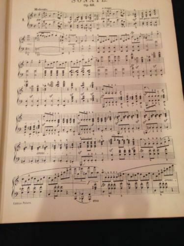 Sonaten Von Franz Schubert - C.F. Peters Edition Leipzig - 1910 - (1343)