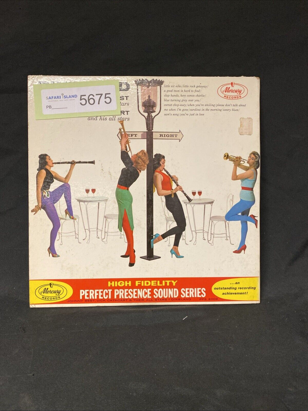 VINYL RECORD - Dixieland Johnny Best Dick Cathcart Jazz Ex Cond PPS2009 -(5675)