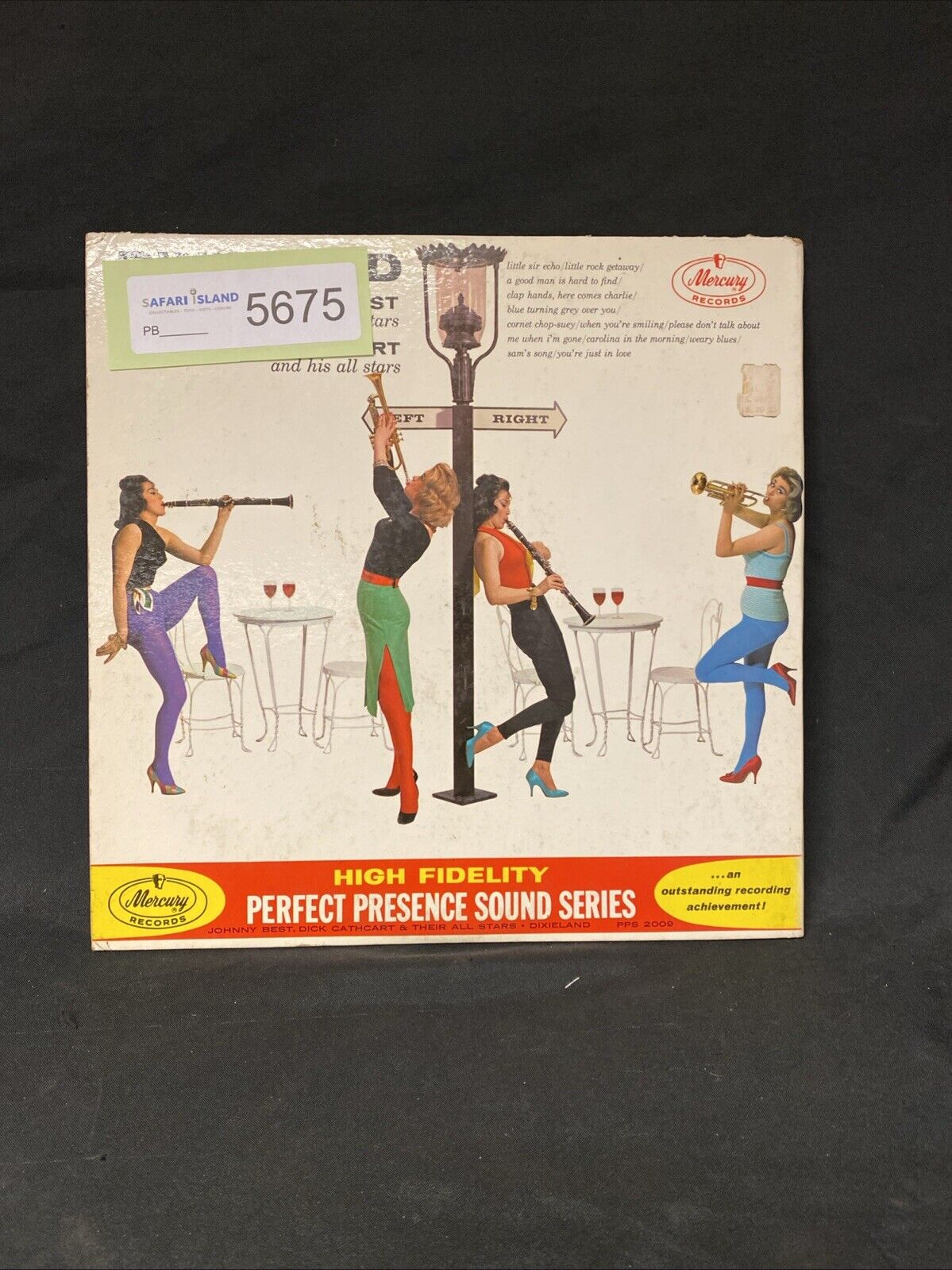 VINYL RECORD - Dixieland Johnny Best Dick Cathcart Jazz Ex Cond PPS2009 -(5675)