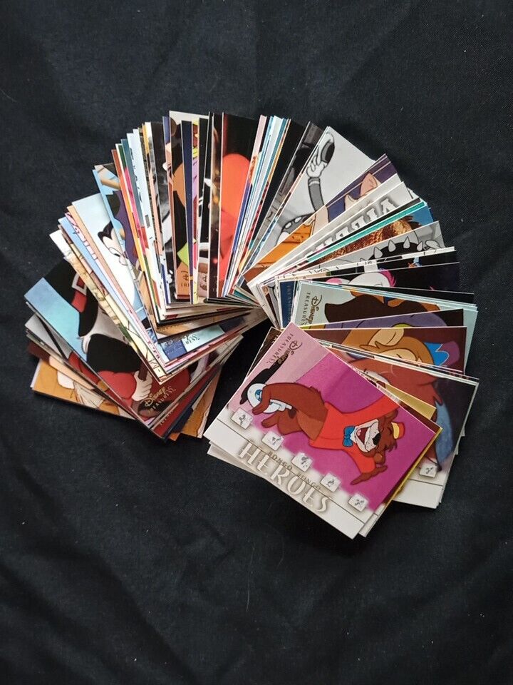Upper Deck 2003 Disney Treasures Series FULL SET x 90 Trading Cards -(5736)