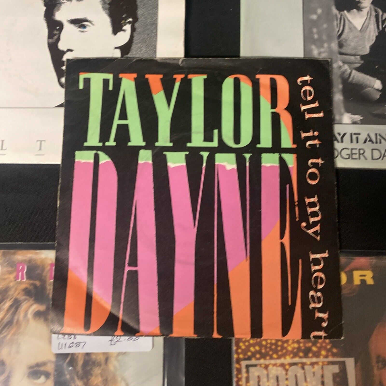 Vinyl Records 7" Singles 6 x 1980's Taylor Dayne / Roger Daltrey - (9477)