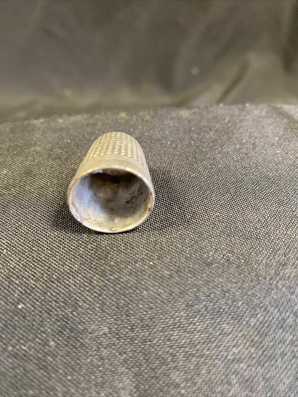 Charles Horner Dorcas Silver Thimble with Incorrect Patent # of RD73626 - (7932