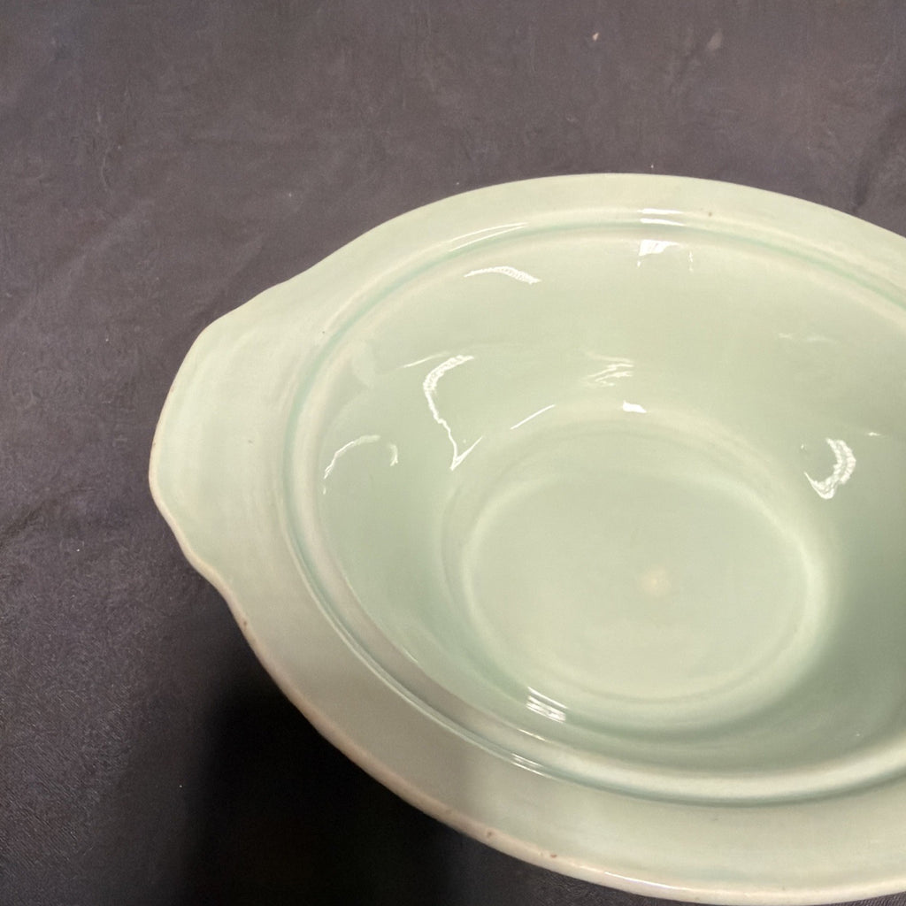Wood's Ware Beryl Utility Green 1940's Tureen Dish 10" Diameter- (1930) 