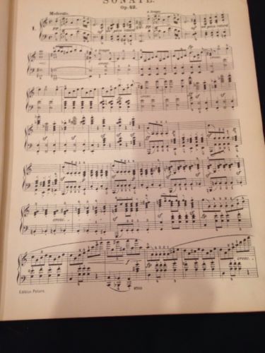 Sonaten Von Franz Schubert - C.F. Peters Edition Leipzig - 1910 - (1343)