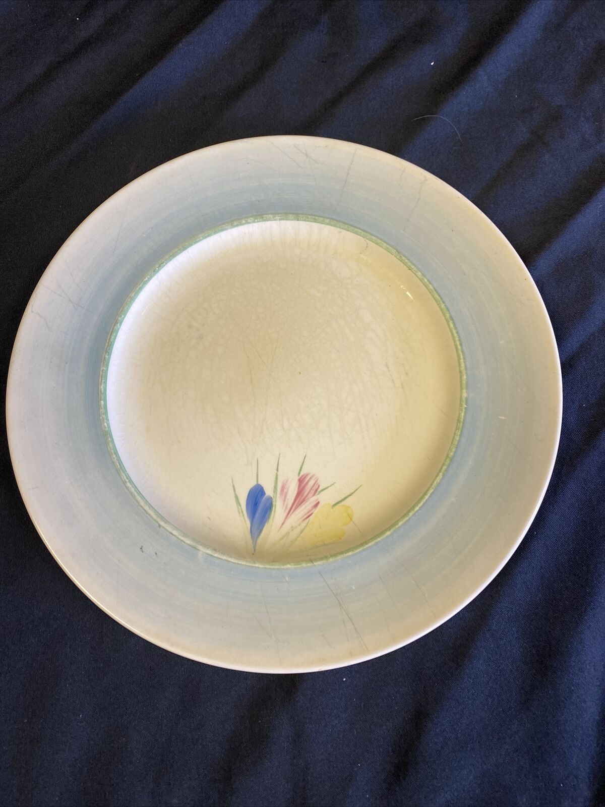 Clarice Claiff Crocus Design Newport Pottery - Plate x 1 x25cm - (7660)