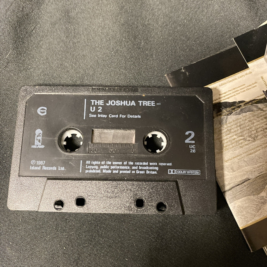 U2 The Joshua Tree Cassette Tape 1987 - (1388)