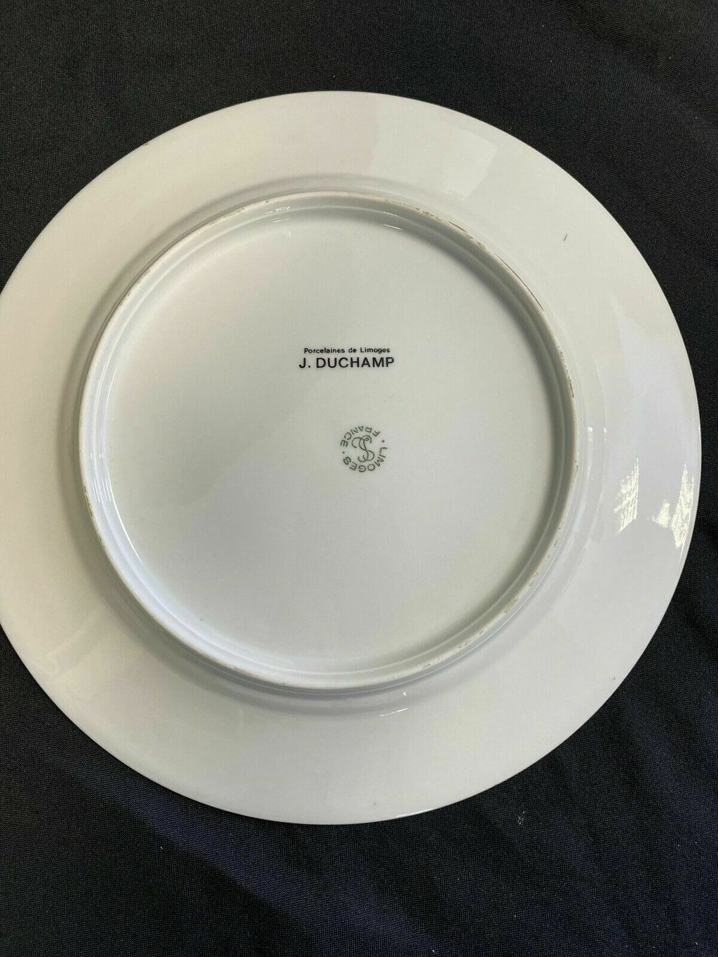Limoges - Porcelains of Limoges Plate marked J DUCHAMP - 8" - (7135)