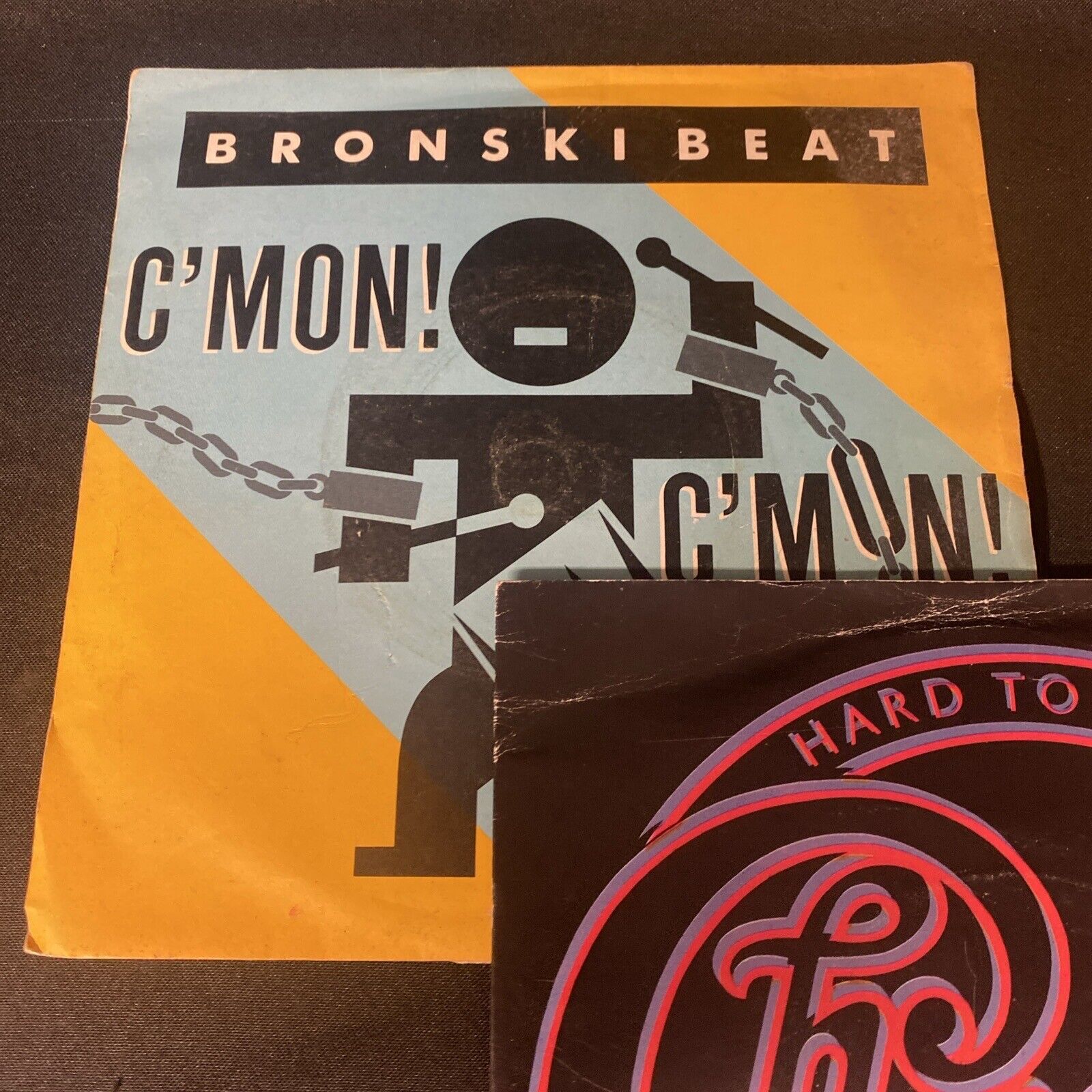 Vinyl Records 7" Singles 5 x 1980's Chicago Bronski Beat Commodores Etc -(9519