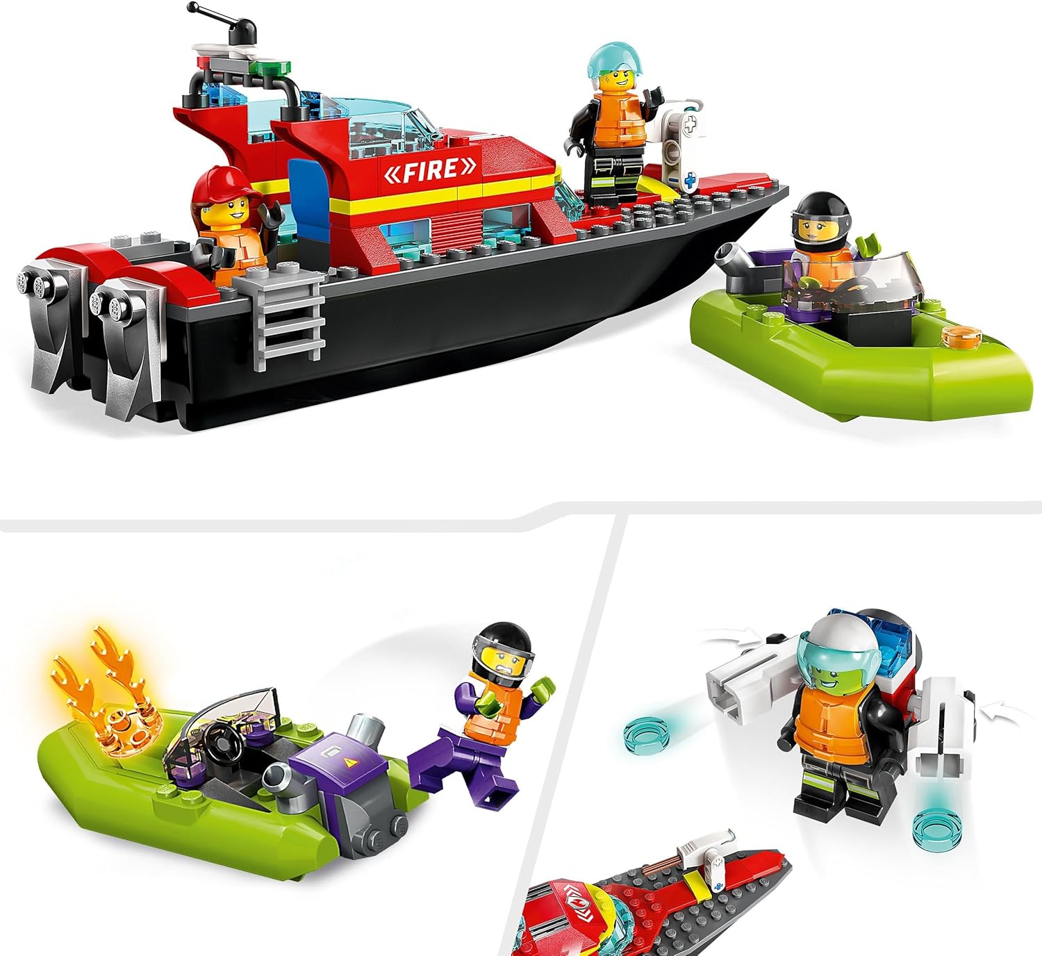 LEGO City Fire - Fire Rescue Boat - 60373