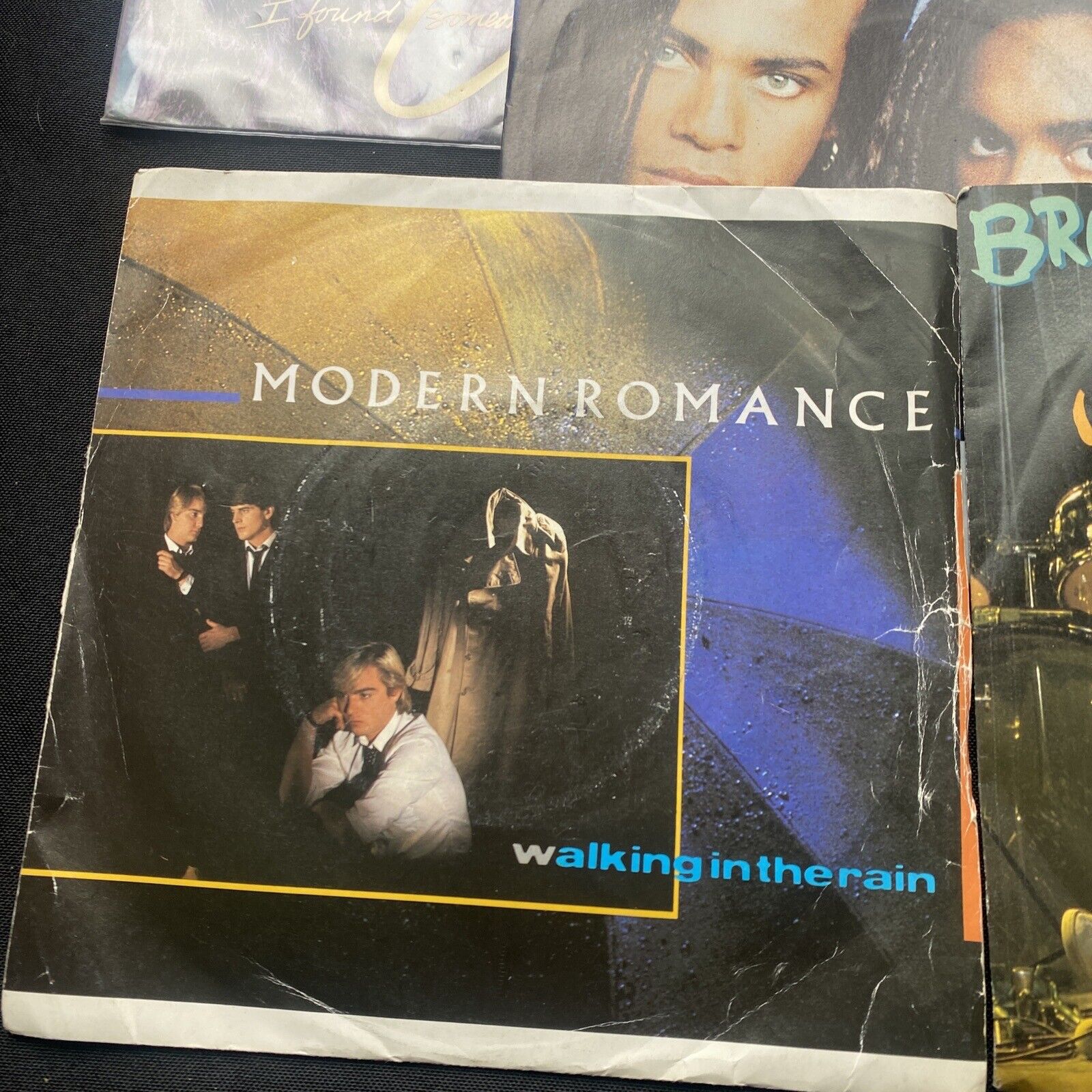 Vinyl Records 7" Singles 5 x 80's Cher, The beautiful South, Bruce Willis -9442