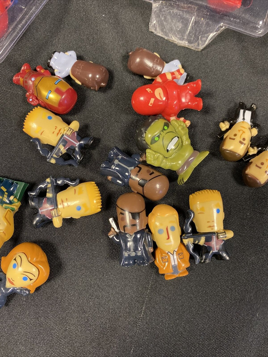Marvel Avengers Subs Chibs Figures x24 - 1.5" collectors figures date 2012 (7272