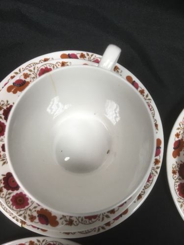 RIDGWAY Carissima 1960's Pure Bone Chine Tea Set 36 pieces - (2793)