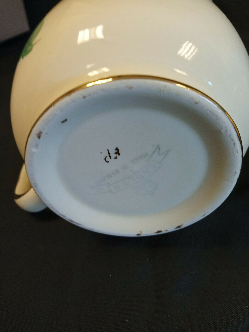 Sadler milk Jug x 2 Gilt edge - Vintage nice condition - (7894)