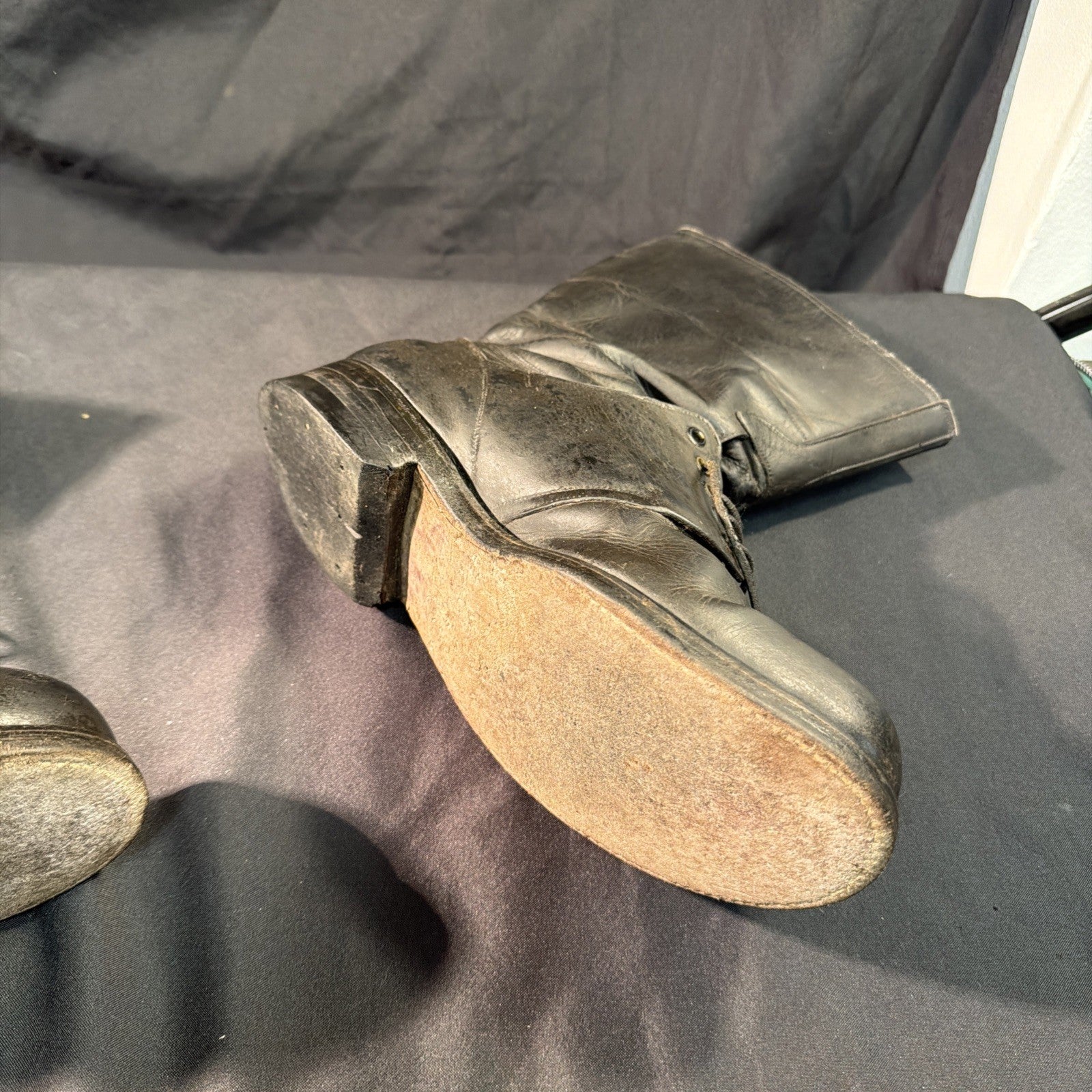 Original RAF 1951 Pattern Flying Boots Size 9L Ex. Cond - (1988)