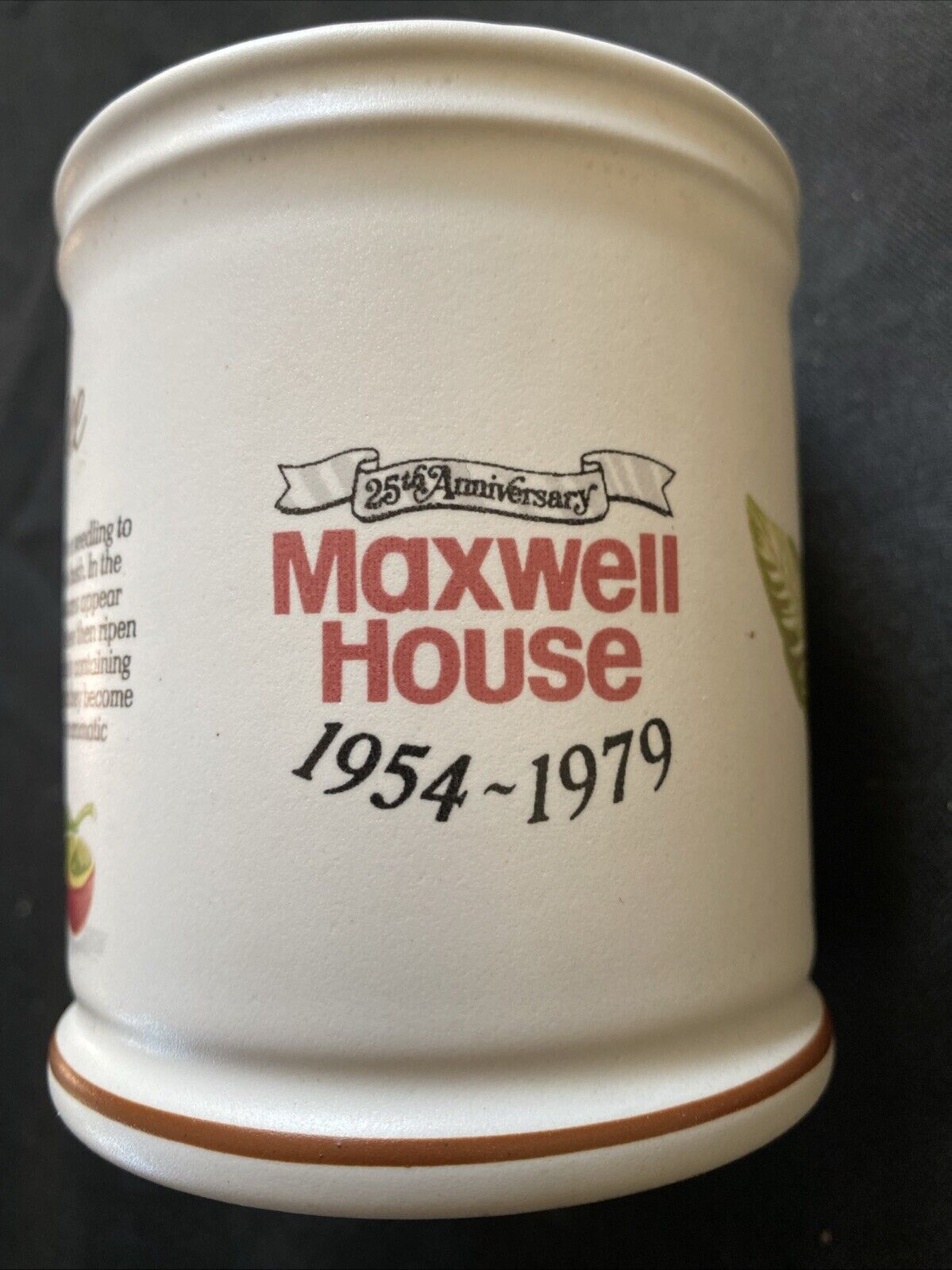 Denby Maxwell House 1979 Limited Edition 25th Anniversary Coffee Mug (5880)