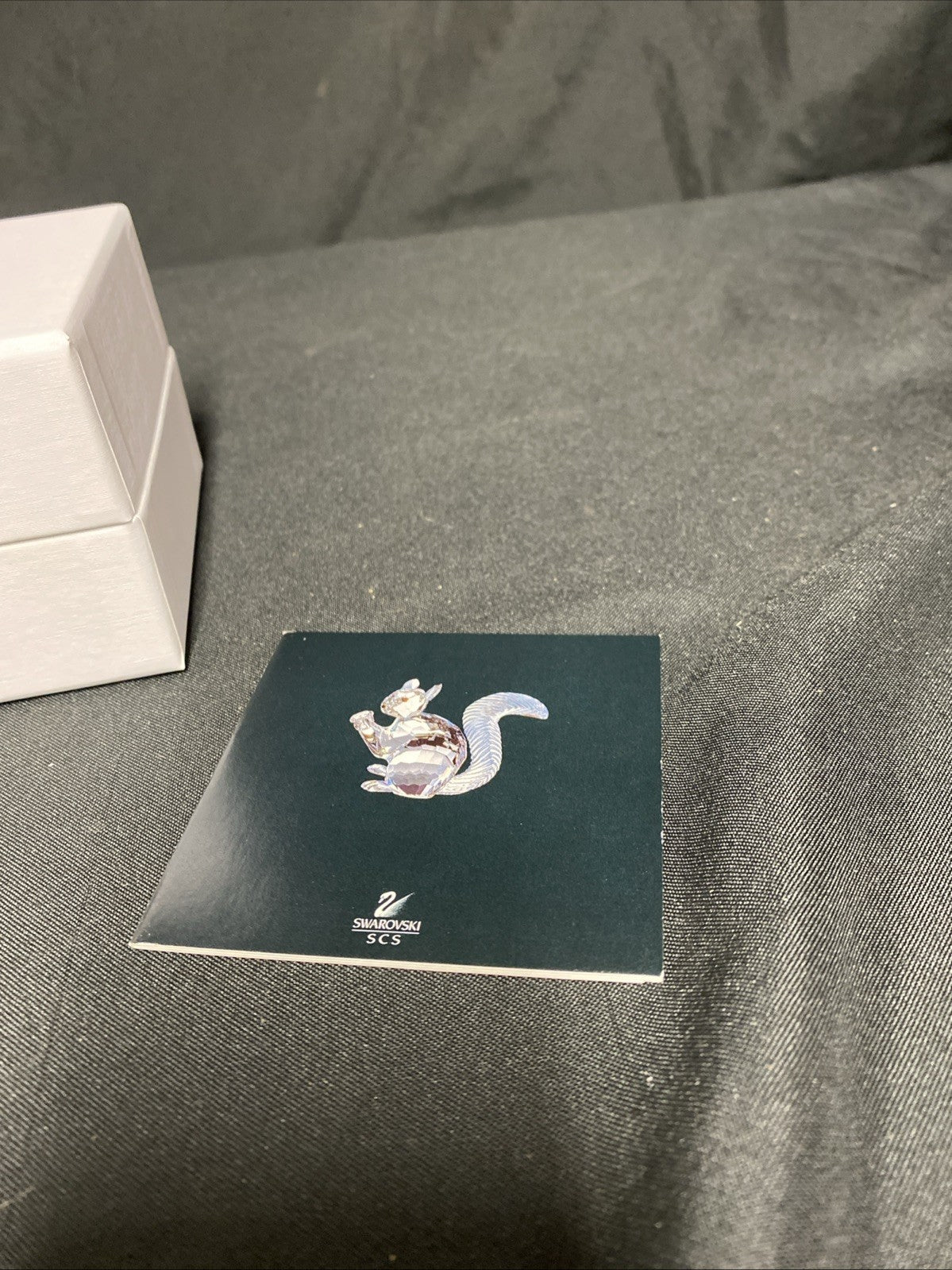 Swarovski Silver Crystal 10th Anniversary 1997 The Squirrel Boxed - (1613)
