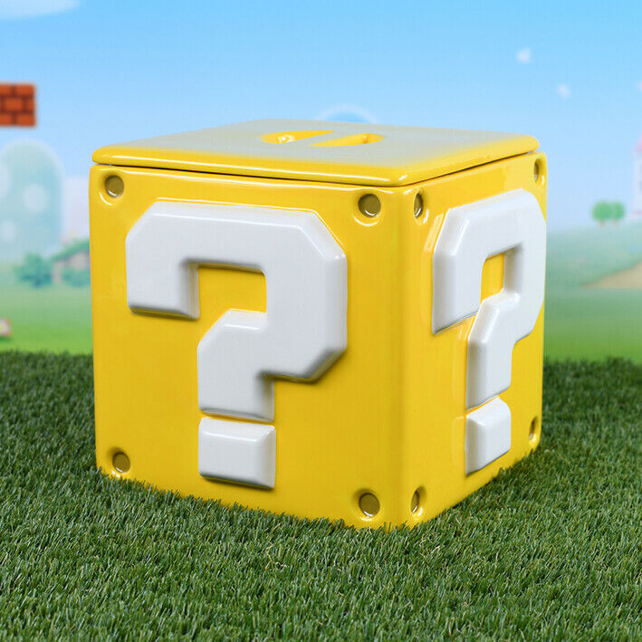 STORAGE Ceramic Boxed   -  Super Mario Cube - Storage Jar