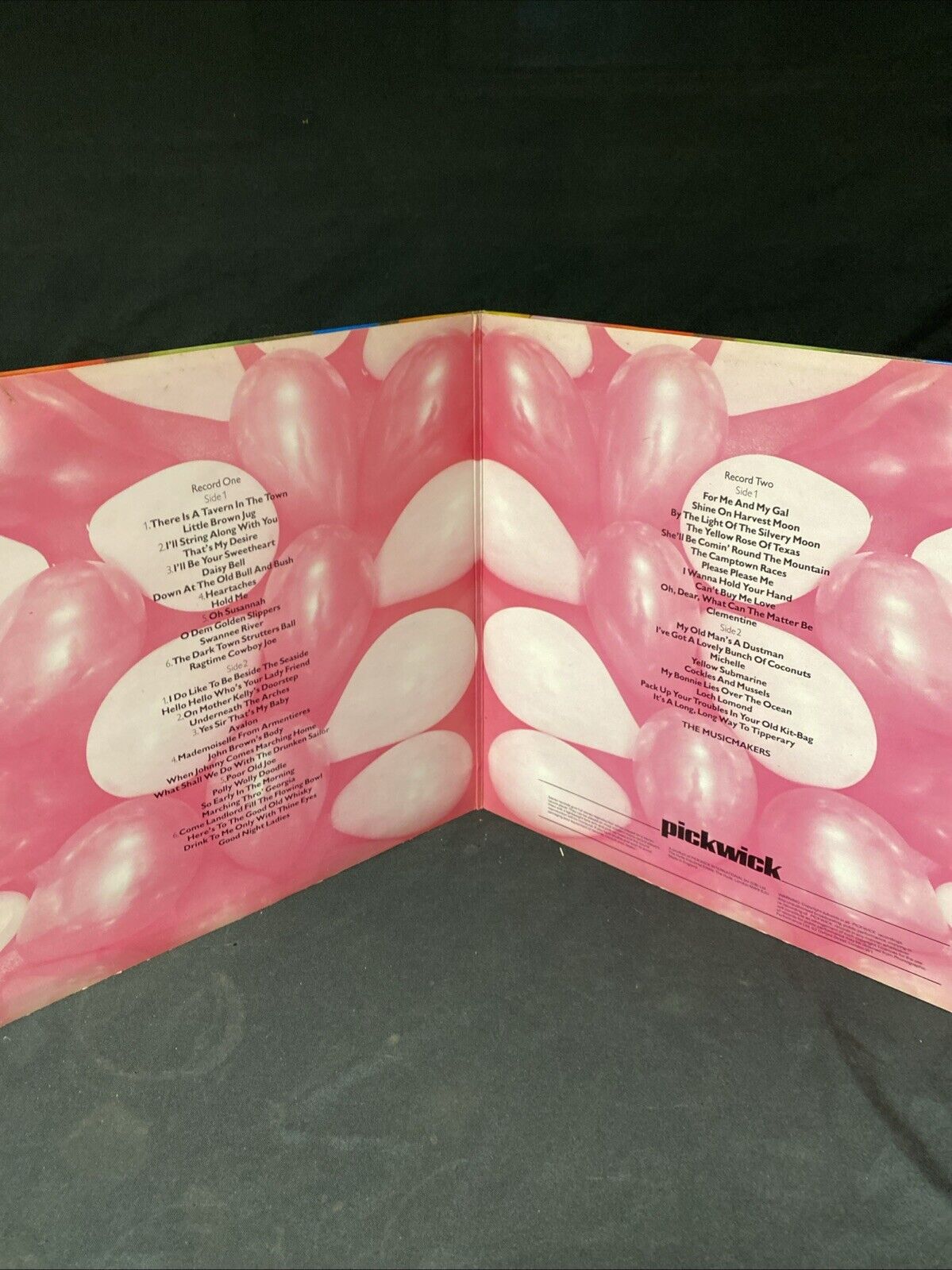 VINYL RECORD - 50 All Time party hits - Double LP 1970's - (5677)