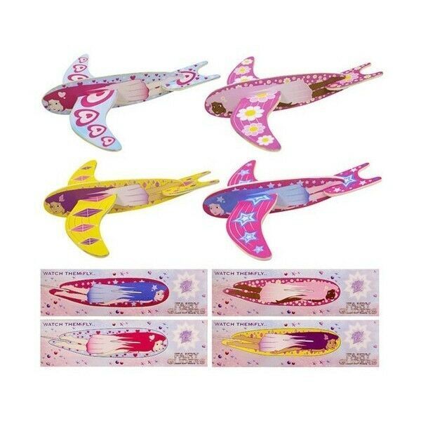 12 x Flying Fairy Glider Polystyrene Fairies stocking Gift bag party fillers