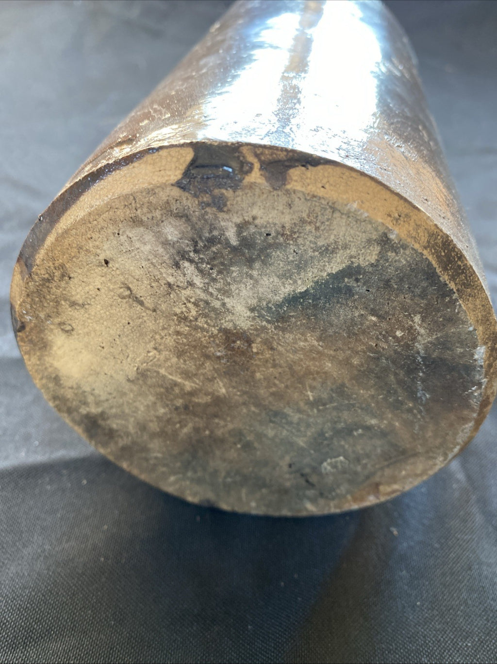 Salt Glaze Stoneware Bottle Pourer Large 24cm named antique Home Décor - (1019)