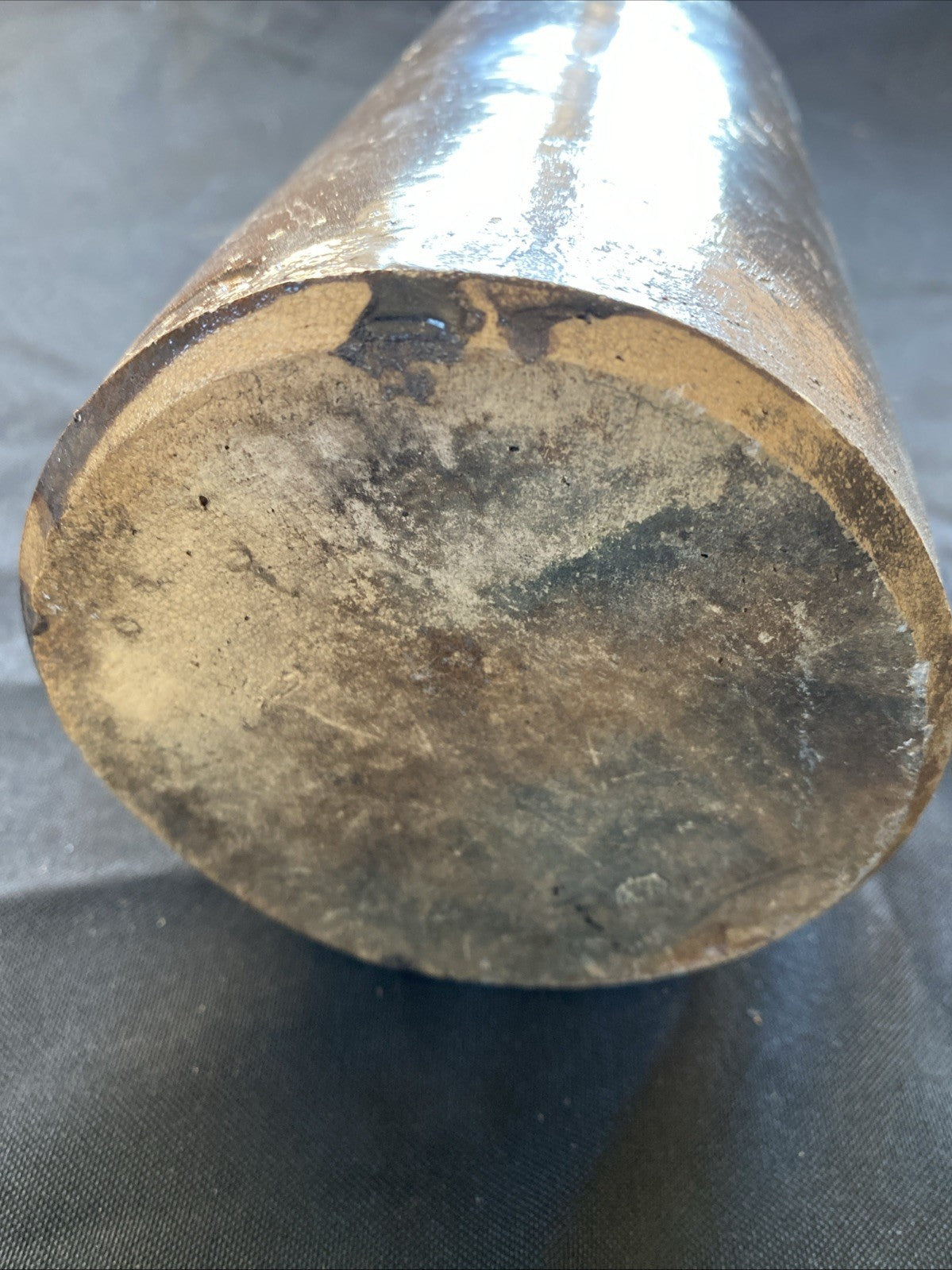 Salt Glaze Stoneware Bottle Pourer Large 24cm named antique Home Décor - (1019)