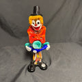Genuine 1960's Murano Glass Clown with Guitar 10" with label Musician - (1962)